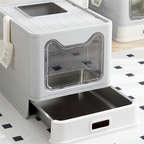 Covered stainless steel - covered, litter