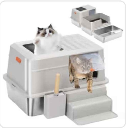 Stainless steel cat - stainless,