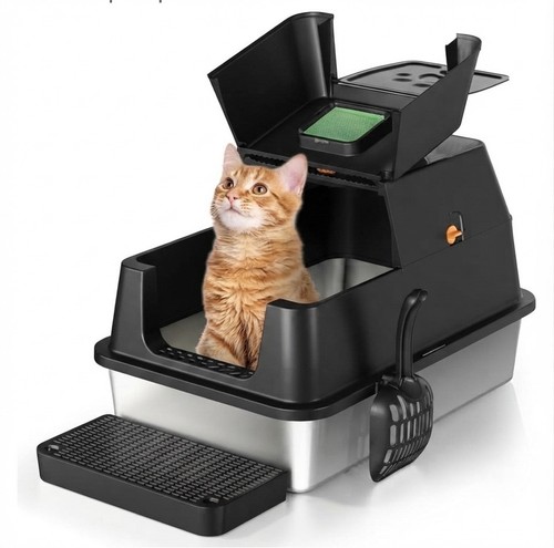 Large stainless steel cat - large,
