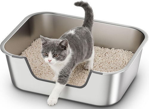 Stainless steel cat litter - steel,