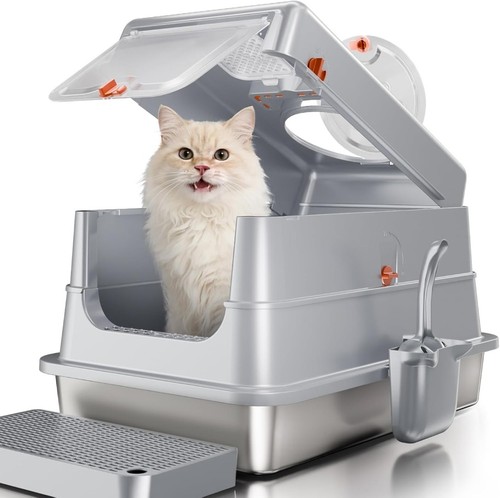 Stainless steel cat - stainless,