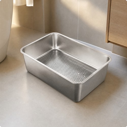 Brushed finish steel - steel, cat