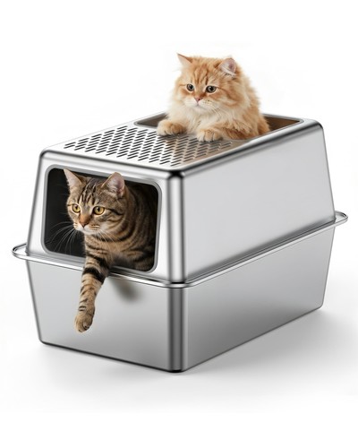 Stainless steel cat litter - stainless,