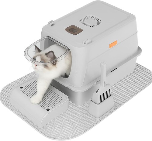 Stainless steel cat - stainless, litter