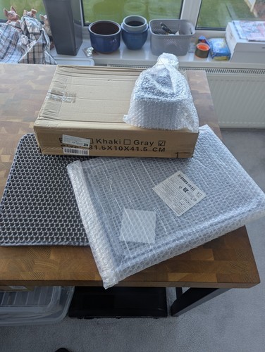 Stainless steel cat litter - steel, box