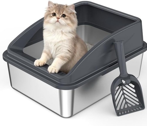 Stainless steel cat - stainless,