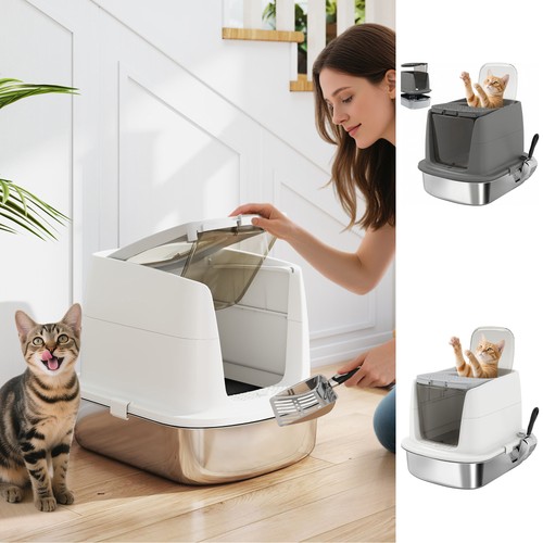 Pawhut stainless steel - stainless,