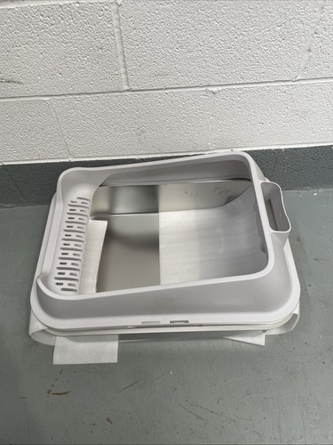 Stainless steel cat litter - steel, box