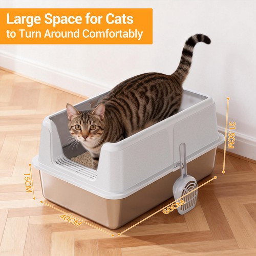 Large stainless steel cat - large,