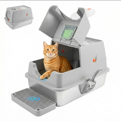 Stainless steel cat - stainless,