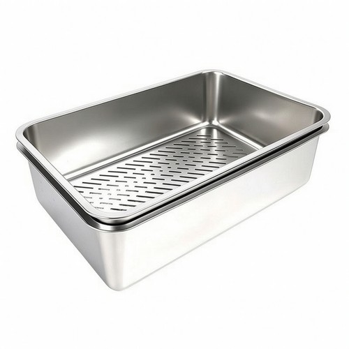 Stainless steel sifting cat - stainless,