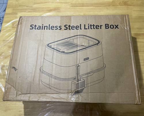 Stainless steel hooded - stainless, cat