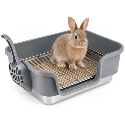 Stainless steel rabbit - stainless, litter