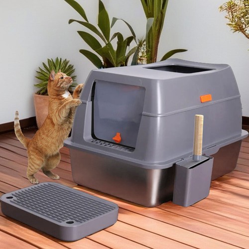 Stainless steel cat litter - xl,