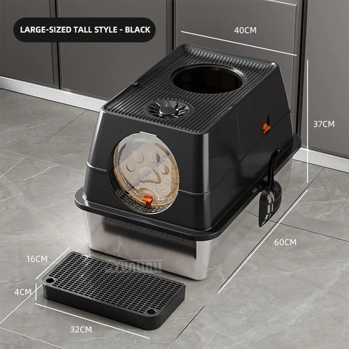 Stainless steel cat litter - steel,