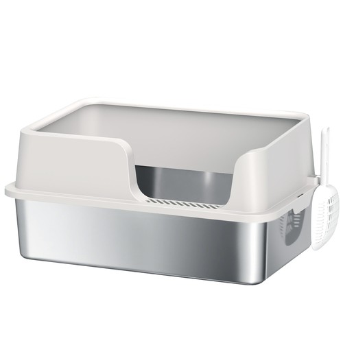 Stainless steel cat litter - cat,