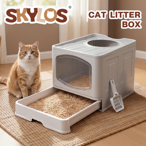 Skylos cat litter - cat, box
