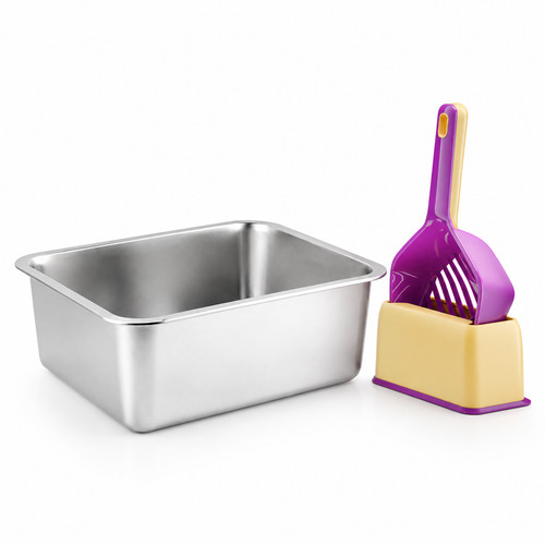 Stainless steel cat - stainless,