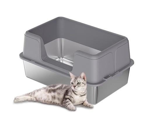 Large stainless steel cat - large,