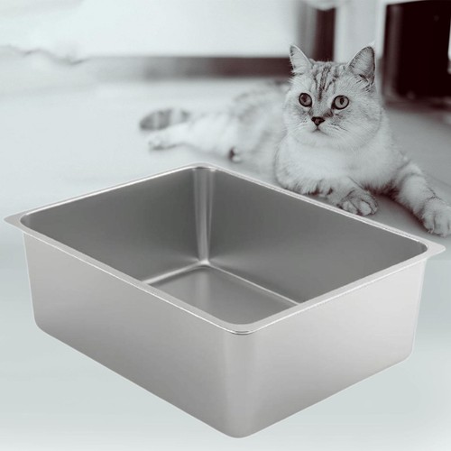 Cat litter box stainless - box,