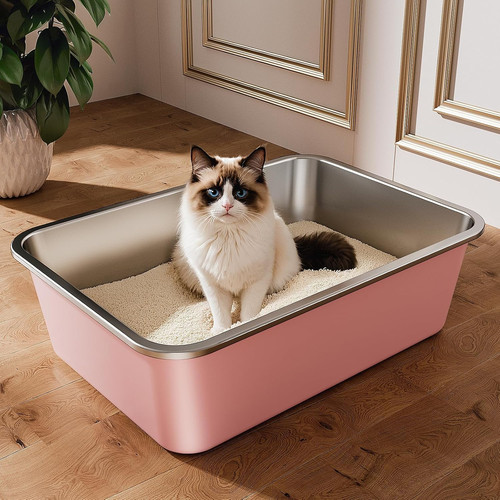 Stainless steel cat - stainless,