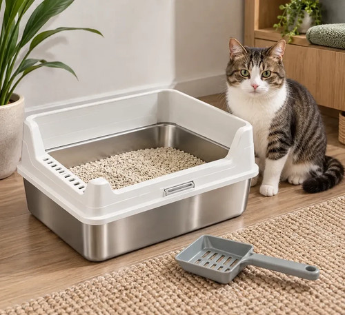 Stainless steel cat litter - stainless,