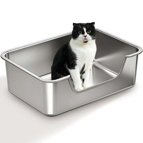 Vealind stainless steel cat - steel,