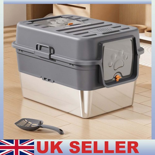 Stainless steel cat litter - cat, box