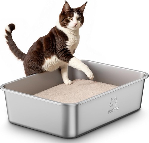 Stainless steel cat litter - cat,