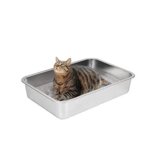 Stainless steel cat litter - steel,