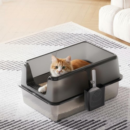Large stainless steel - large, litter