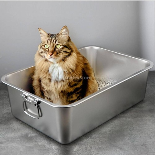 Cats litter toilet - toilet, stainless