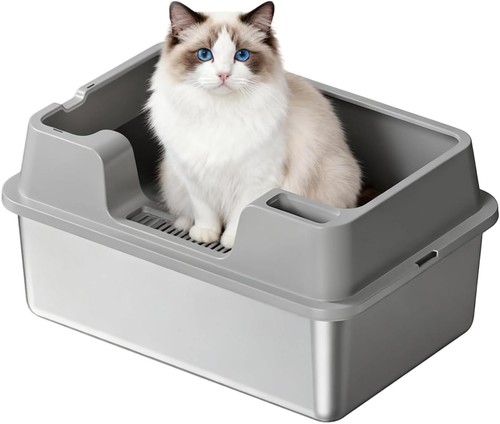 Large stainless steel cat - large,