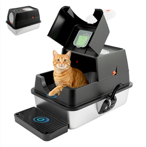 Stainless steel cat litter - steel,
