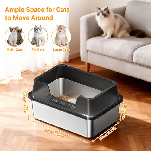 Large stainless steel pet - stainless,