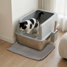 XXL Stainless Steel Open Cat
