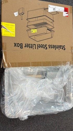 Stainless steel cat - stainless,
