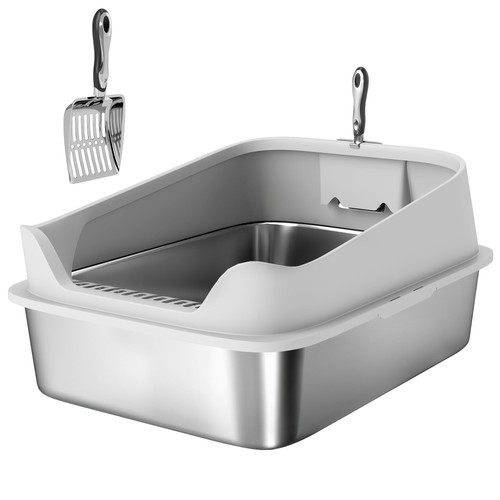 Pawhut xxl stainless - stainless, steel