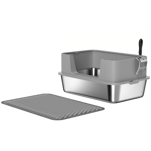 High sided stainless steel - high,