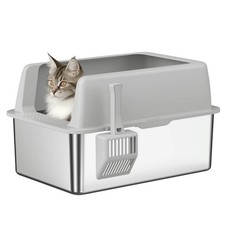 Stainless Steel Cat Litter Box