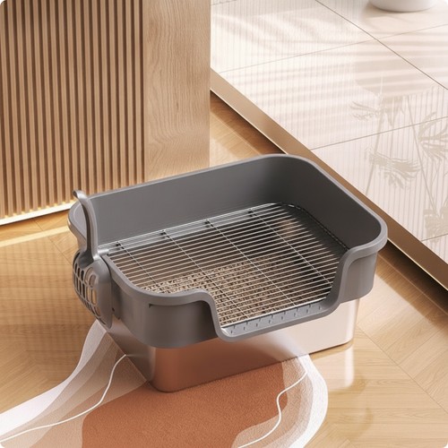 Rabbit litter box with - box,