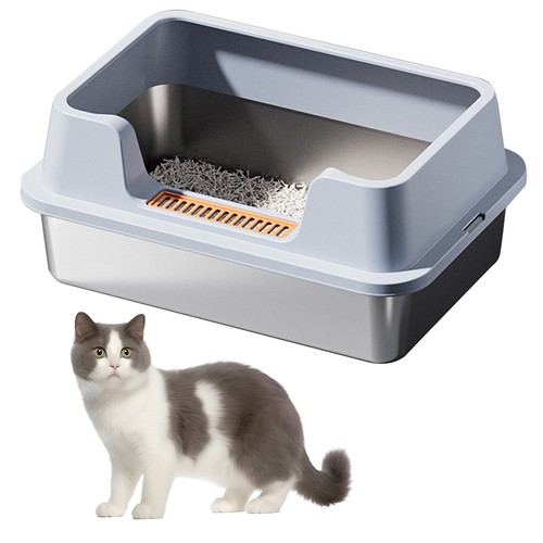 Medium stainless steel pet cat - pet,