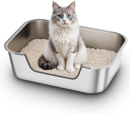 Stainless steel cat litter - cat,
