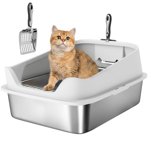 Pawhut stainless steel - pawhut, cat