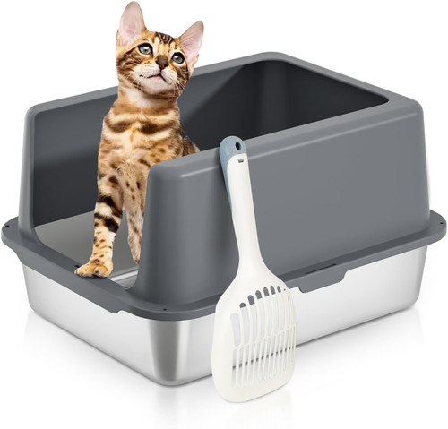 Stainless steel cat - stainless,