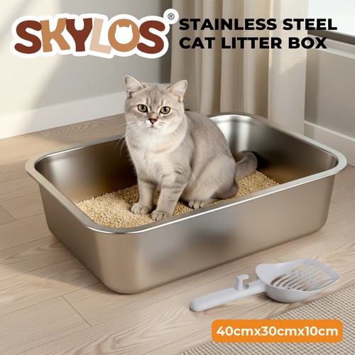 Skylos cat litter box - cat,