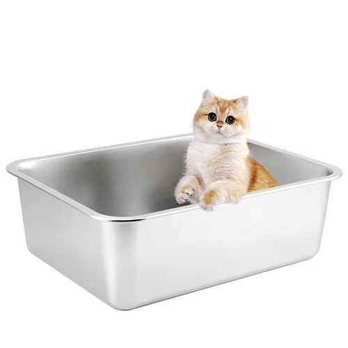 Stainless steel cat litter - steel,