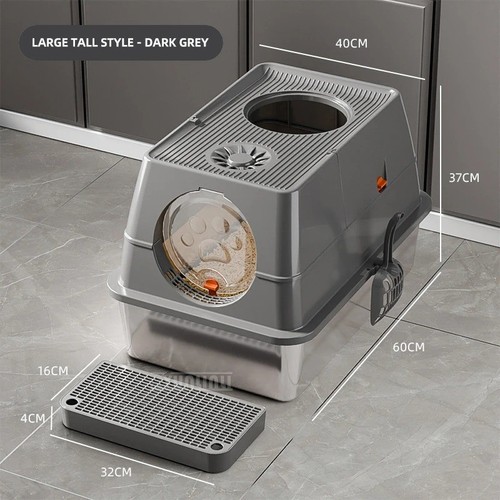 Stainless steel cat litter - steel,