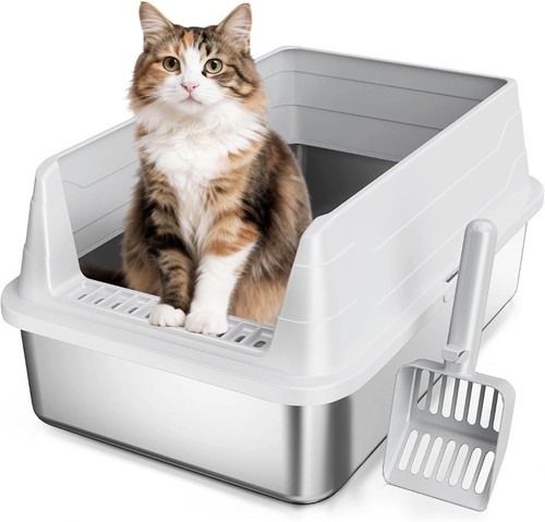 Stainless steel cat - steel, box