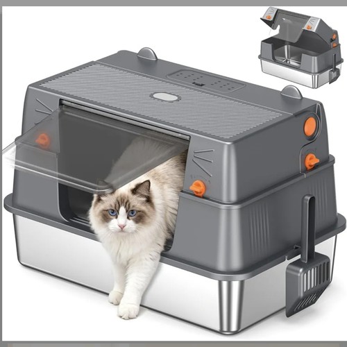 Xxl stainless steel cat - stainless,